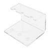 2pcs Acrylic Dart Holder Wall Mount 3 Holes Ample Space Transparent Acrylic Dart Stand