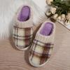 22 Autumn and Winter New Cotton Slippers Couple Thick Bottom Velvet Home Non-slip Warm Holder