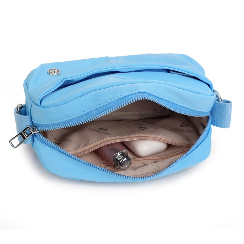 Damen Leichte Schulter Umhängetasche Student Einfarbig Kleine Quadratische Tasche