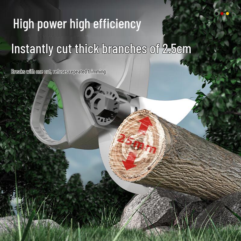 Oulaide 21V Cordless Electric Pruning Shears CN Plug (adapter Included)