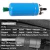0580464038 Universal Inline High Pressure Electric Fuel Pump 12V with Installation Kit For Benz Renault BMW Alfa Peugeot Opel