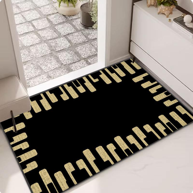 

Льняной впитывающий коврик у входа: Использование двери, ванной комнаты и кухни 80x120 cm