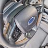 Korlot Carbon Fiber Style Interior Steering Wheel Cover Trim Accessories for 2024-2026 Ford Ranger