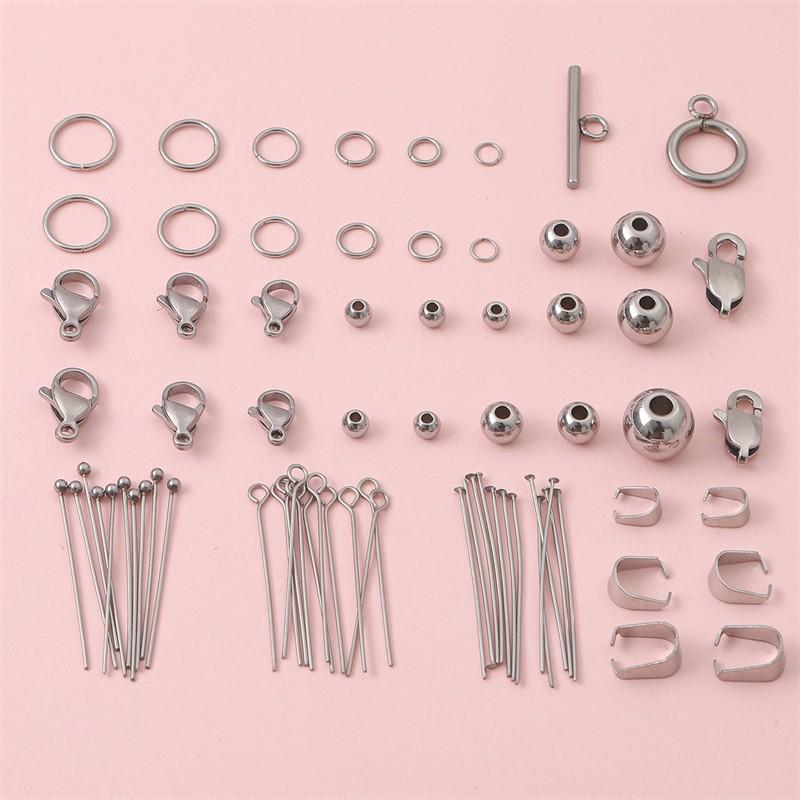 Stainless Steel Lobster Clasp End Cap for Beading Jewelry Accessories