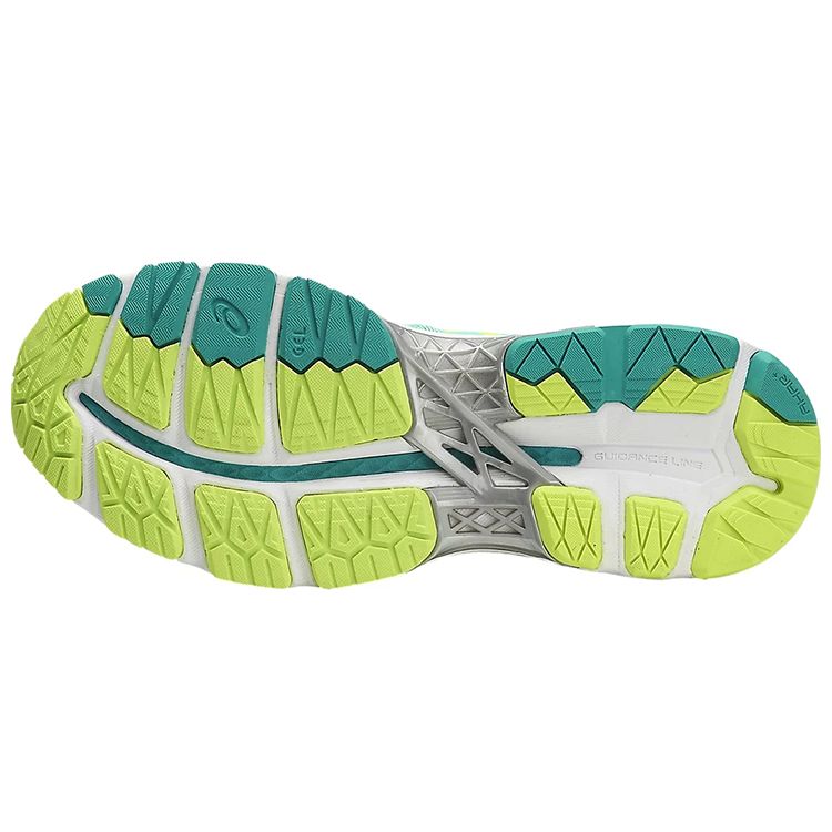 Asics Gel-Kayano 23 Running Shoes Women Sneaker Yellow Green T696N-3807