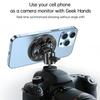 Universal Magnetic Phone Adapter With Cold Shoe Mount 1/4Inch Thread For Camera Tripod Bracket Aluminum Alloy Phone Holder