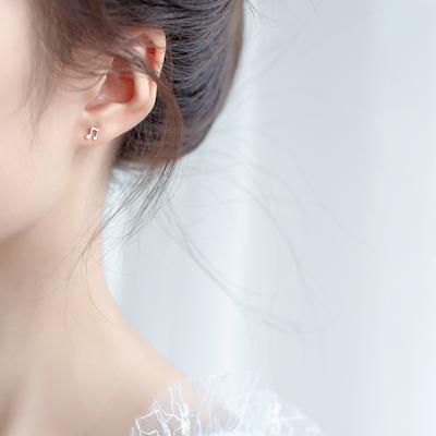 Music Note Stud Earrings Female Trend Creative Beating Music Symbol Asymmetrical Ear Jewelry Korean Version Niche Design Accessories