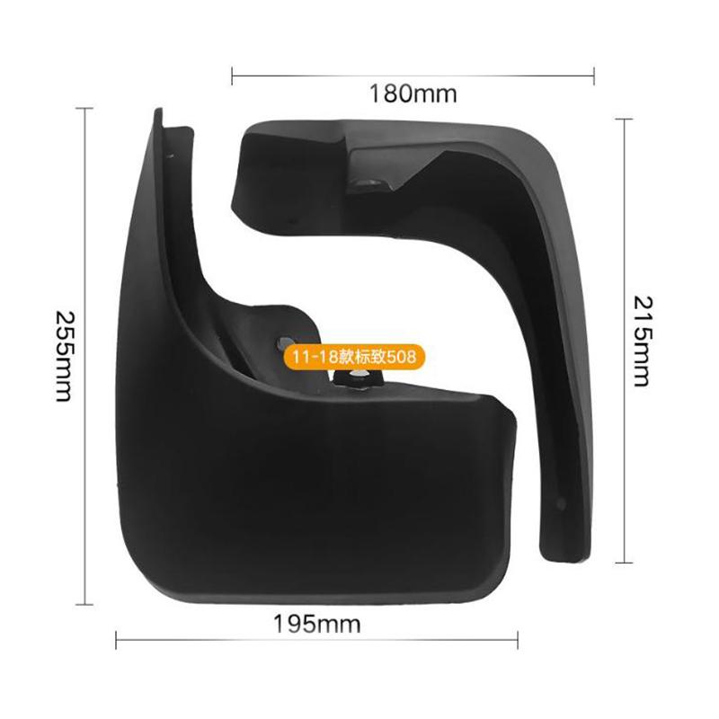For Peugeot 508L 508 Mudguard Fender Mud Flaps Guards Splash Mudflaps Car Accessories Front Rear 4pcs