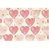 1PC Placemats Square Love Heart Buffalo Plaid Gnome Pattern Table Pads Happy Valentine's Day Theme Romantic Table Decoration