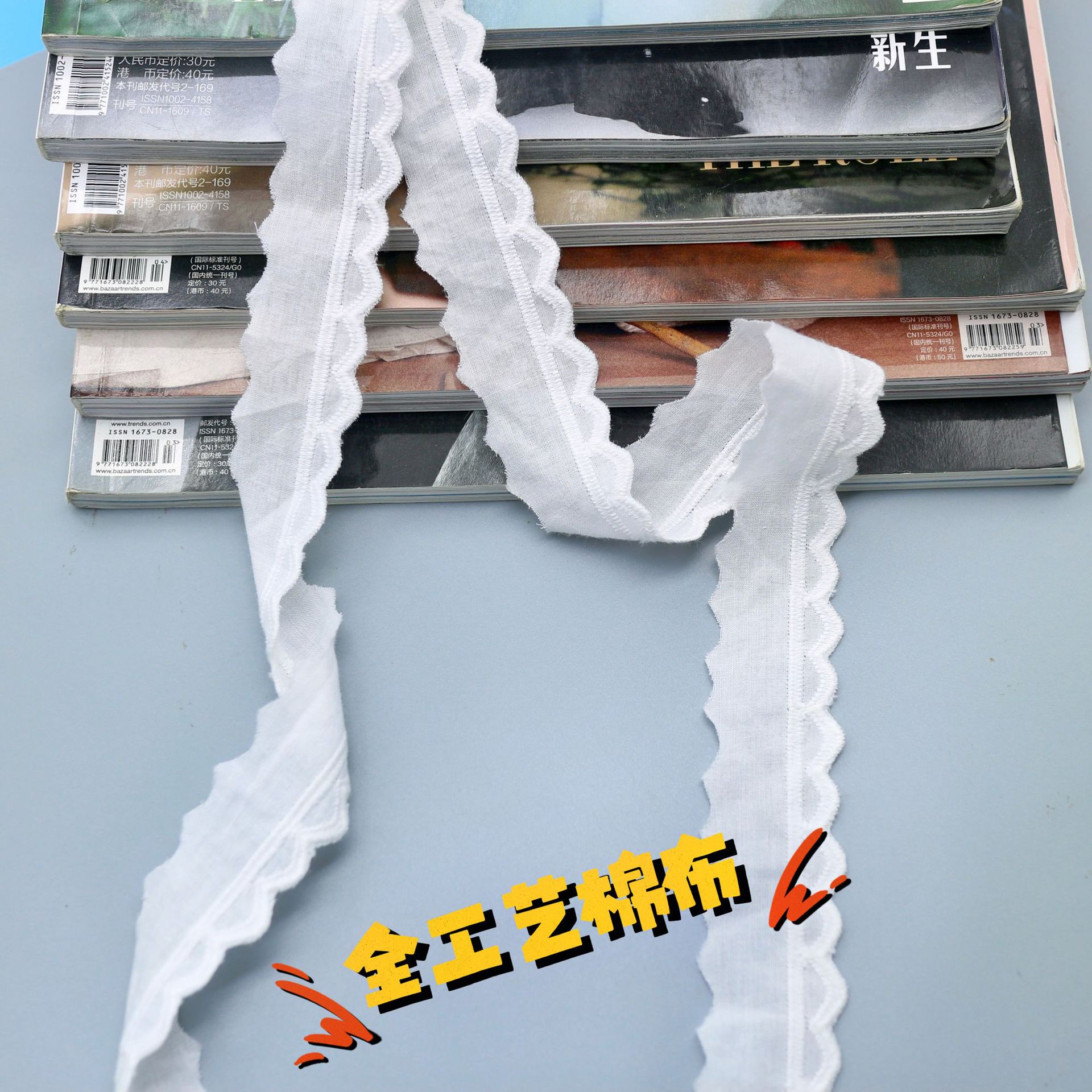 Embroidery Lace, Cotton Lace Clothing Accessories Lace Embroidery Lace Barcode, Cotton Thread Lace TH118313