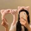 Cute piggy headband female new face wash makeup pressure hair headband plush hair bundle hair accessories head