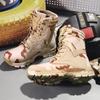 New Men Tactical Boot Military Hiking Shoes Plus Size Boot Motorcycle Climbing Shoes Training Waterproof Desert Brand Ankle Work