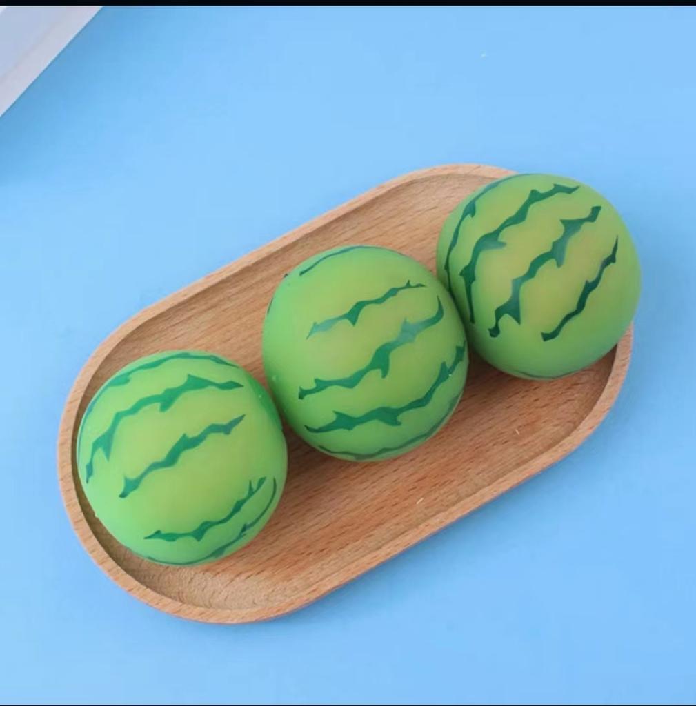 Summer Cool Cute Simulation Mini Color Change Small Watermelon Kneading Stress Relief Toy Spoof Surprise Gift Healing Decoration