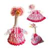 Lovely Girly Style Geese Costume Decorative Geese Garment For Valentine Day Home Decoration Elegant Porch Geese Outfit