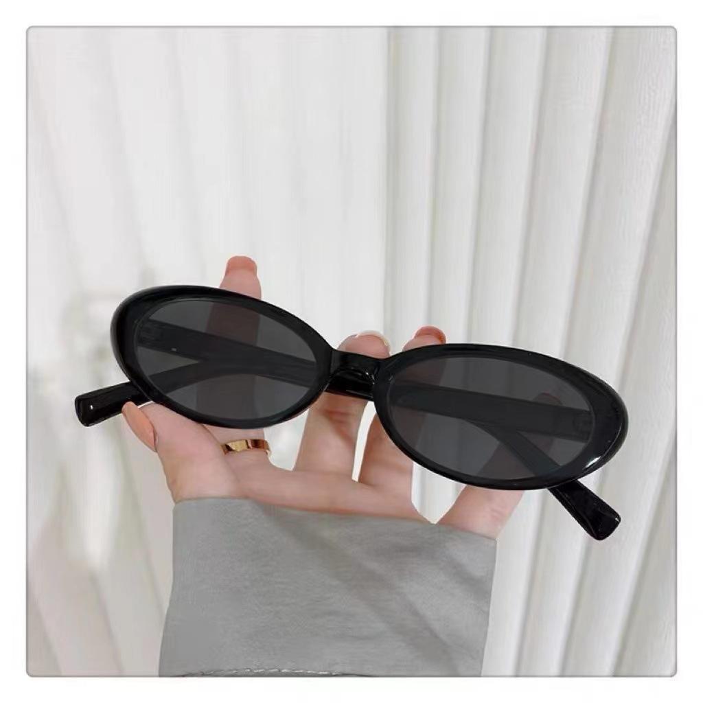 Latest Y2K Vintage Retro Oval Shape Frame Glasses Women Female Sweet Cool Eyewear Trend Reading Computer Anti Blue Rayweight Design Eyeglasses