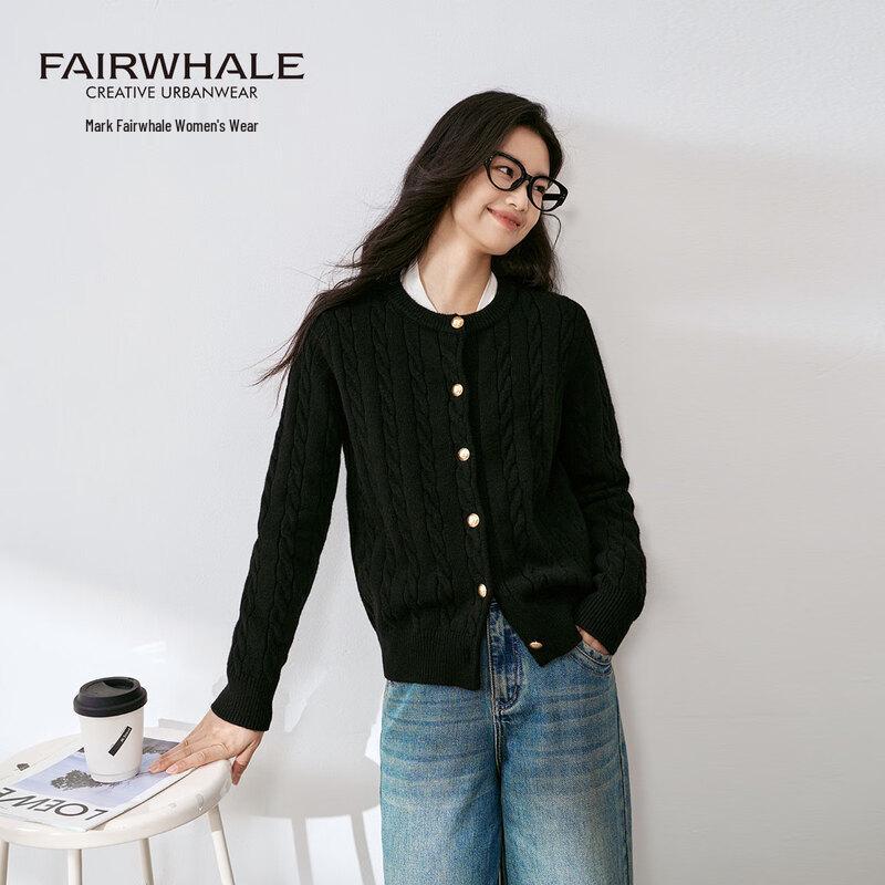 

Mark Fairwhale Women s Casual Twist Knit Cardigan Sweater L