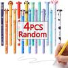 16 Styles Lovely Erasable Gel Pens with Animal Designs 8 colors Erase Ink Cute Refillable Pens for School Class Party Gift