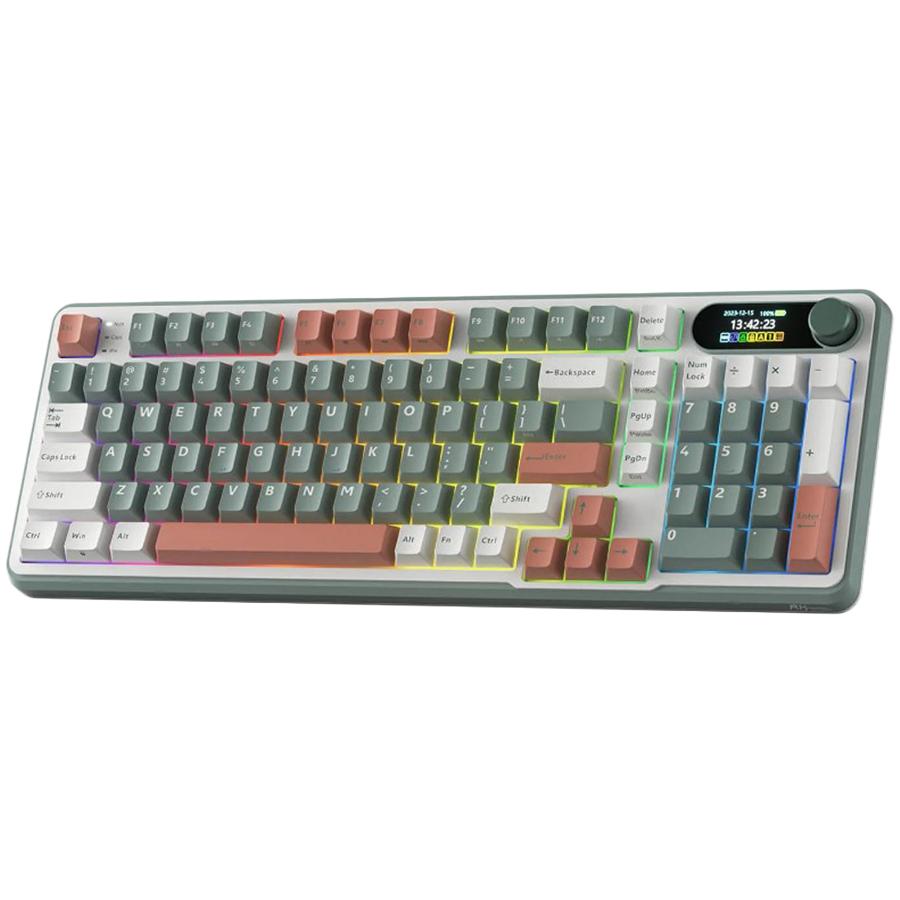 Royal Kludge Rk-S98 Camping Green Gaming Keyboard Chartreuse Switch