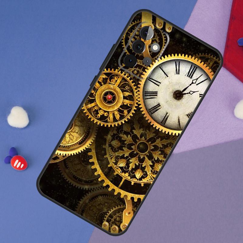 

Steampunk Style Gears Levers Engine Case For Samsung Galaxy A52 A53 A33 A13 A34 A54 A14 A35 A55 A15 A56 A36 A26 A16 A06 A22 A32 Samsung A24 4G