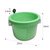 Manual Salad Spinner BPA Free Multifunctional Vegetable Washer Dryer Portable Design for Outdoor Barbecue Party Use