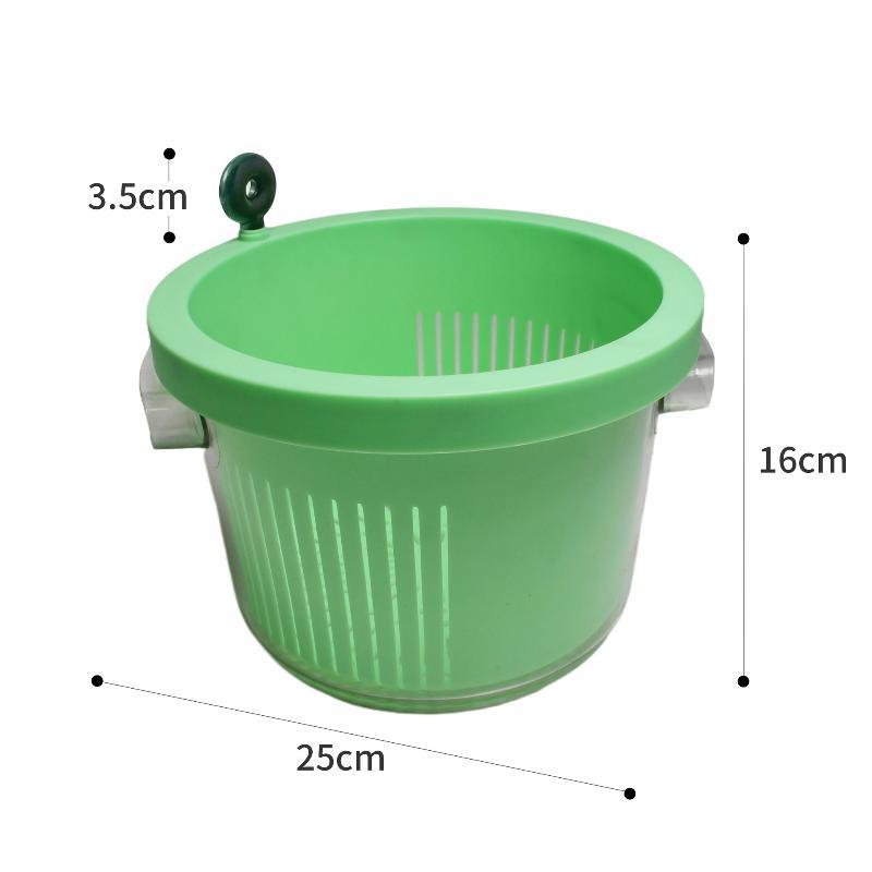 Manual Salad Spinner BPA Free Multifunctional Vegetable Washer Dryer Portable Design for Outdoor Barbecue Party Use