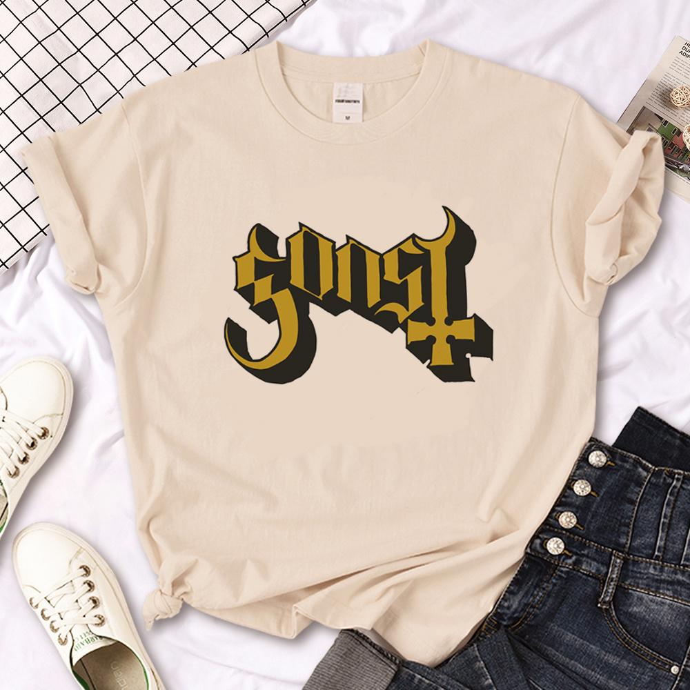 Ghost Band Tshirt Women Summer Tshirt Girl Anime Clothes