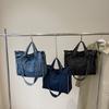Denim Tote Bag Women Shoulder Bag Crossbody Bag