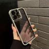 Estuche Metálico Premium para Lente para iPhone 17 Pro Max - Transparente, Funda Protectora de Cobertura Total para Apple 16