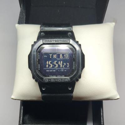 Used CASIO G-SHOCK GW-M5610 Tough Solar Radio-controlled Watch Black