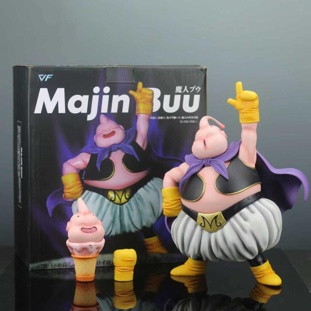 32cm Anime Figure Majin Buu Peripheral Pvc Model Replace Header Statue Desktop Decoration Ornaments Kids Gifts Toys