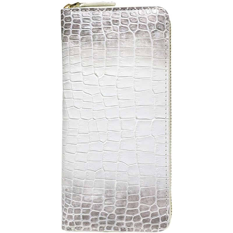 [Berkut] Himalayas cowhide Embossed crocodile long wallet men's ladies crocodile long wallet genuine leather Genuine leather leather crocodile