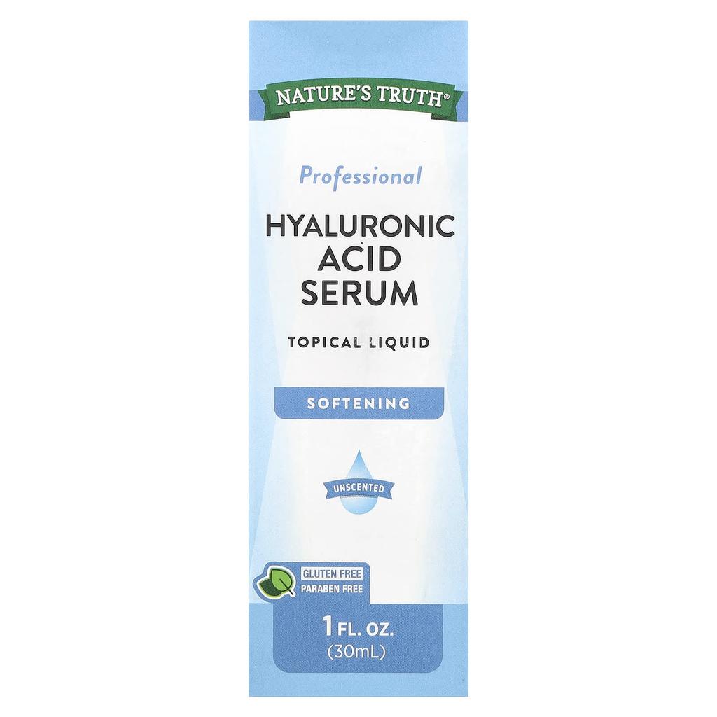 Nature'S Truth, Hyaluronic Acid Serum, Fragrance Free, 30Ml(1Fl Oz)