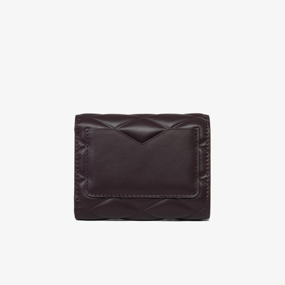 [lacoste] Women's Crocodelle Flap Bifold Wallet NF5119E56GR31