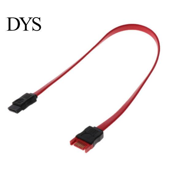 Red SATA 7 Pin Male to Female Extension Cable Cord for HDD Hard Drive