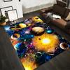 "Colorful Solar System and Space Planets Printed Living Room Carpet" Suitable for Use As an Anti-slip for Living Room Bedroom Sofas