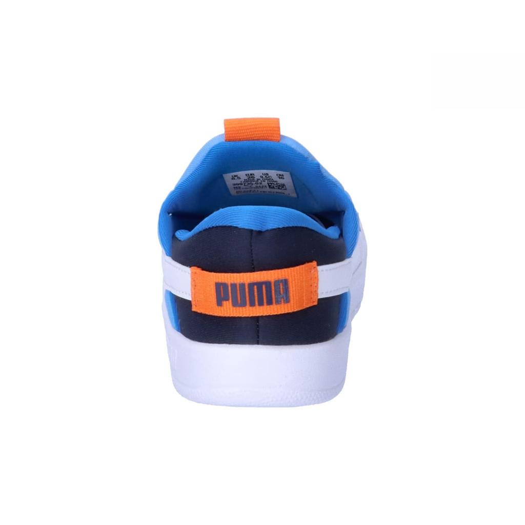 PUMA Courtflex v3 EASE IN Infant Unisex 2024 Team Light Navy Size cm Sneakers, Fall/Winter Colorway, Blue/Puma White/Club (02), 14.0