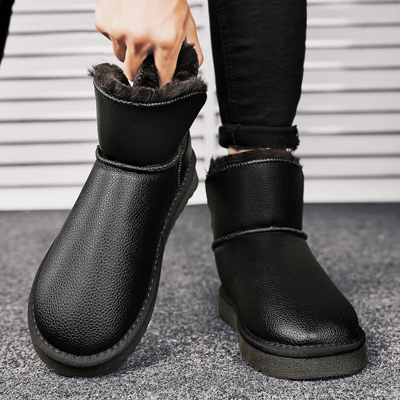 Winter Women's Warm Comfortable Fashionable All-Match Snow Cotton Boots Thickened Fleece Lined Snow Boots