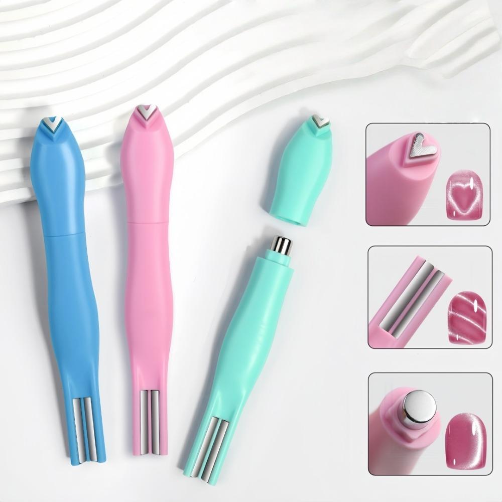 Strong Nail Magnetic Rod Cat Eye Magnet 3 In 1 Detachable Multifunctional Magnet for DIY Nail Salon Attraction Magnetic Rod