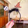 Cartoon Halloween Hairband Spider Ghost Headband Cute Halloween Feather Headband  Lady