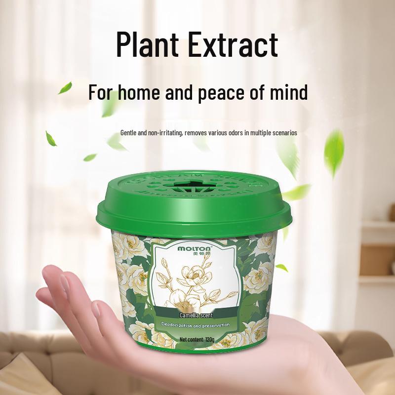 Camellia Scent Air Freshener Gel: Eliminates Mold, Strange Odors, Smoke, & Elderly Smell