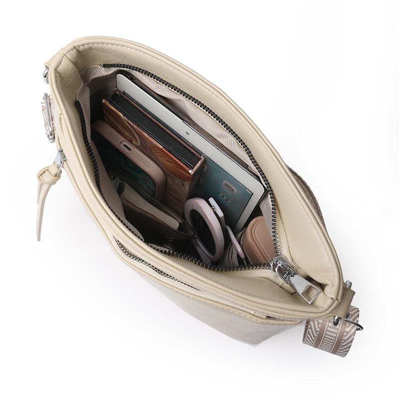 Women's Mobile Phone Bag Soft Leather Shoulder Crossbody Bag Vertical Coin Purse Small Bag