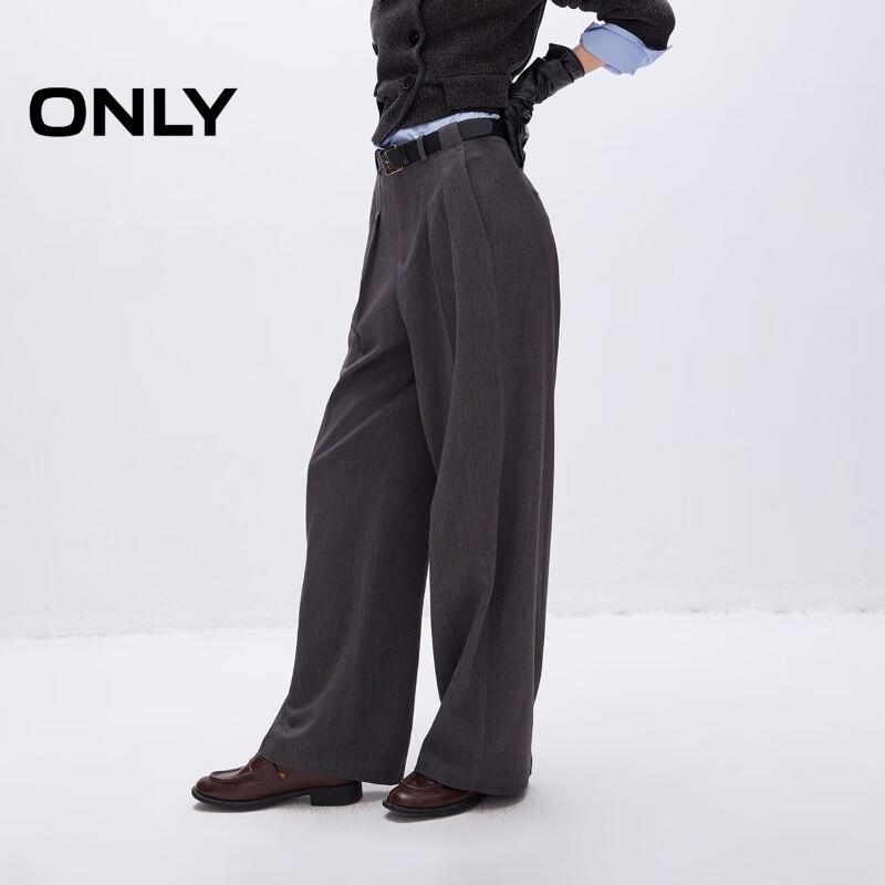 ONLY Women's High-Waist Straight Leg Commuter Pants