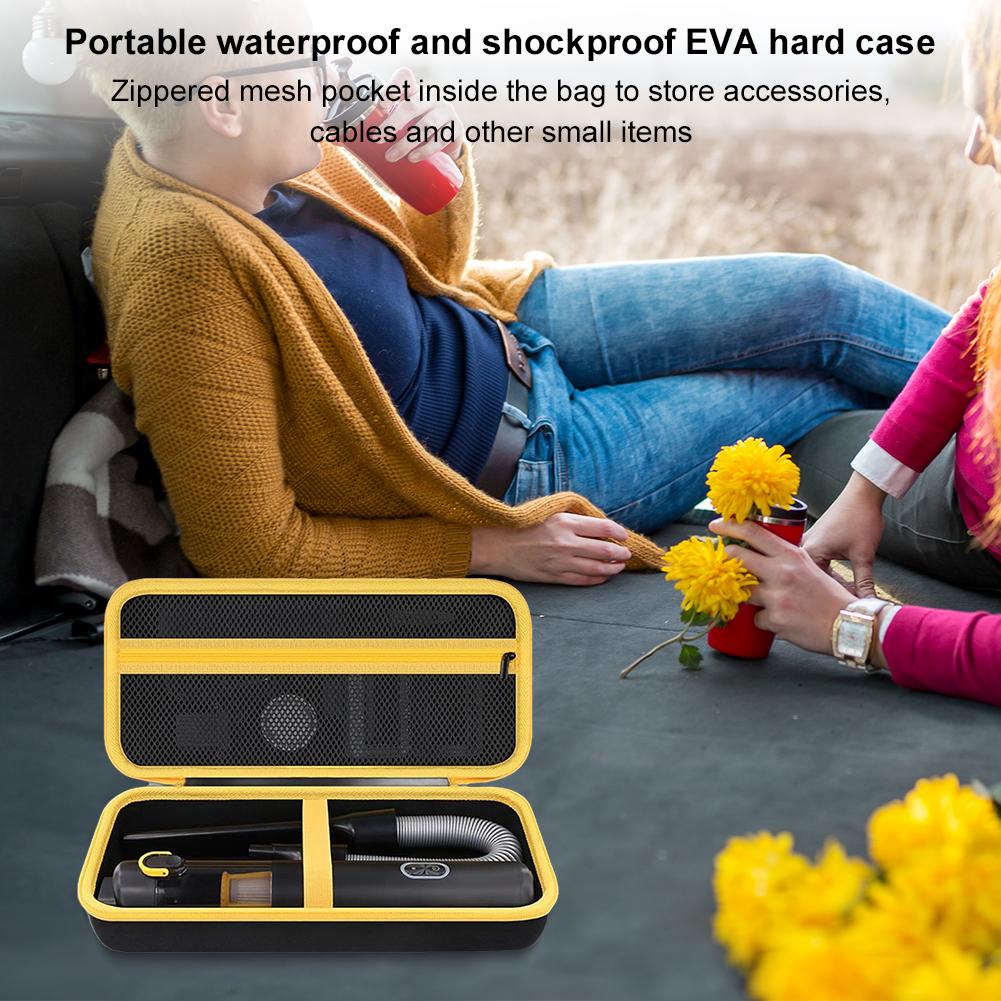 Portable Car Trunk Storage Box Practical Storage Case With Handle Resistant Zipper Closure Pouch Vacuum Cleaner Tool Stowing Bag