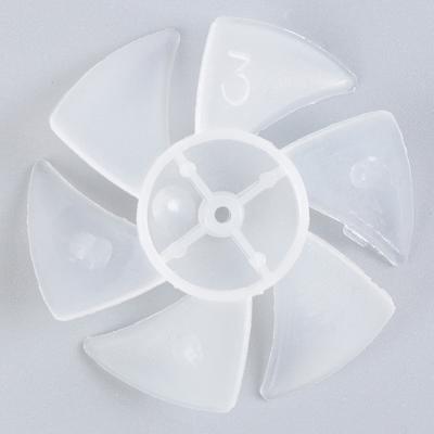 1 pz. Mini ventola in plastica di piccola potenza con 6 lame per motore asciugacapelli