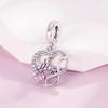 Copper Metal Mom's Eternal Maternal Love Charm Bead Component Bead Component Compatible With Authentic Original Bracelet High Quality Fine Jewelry