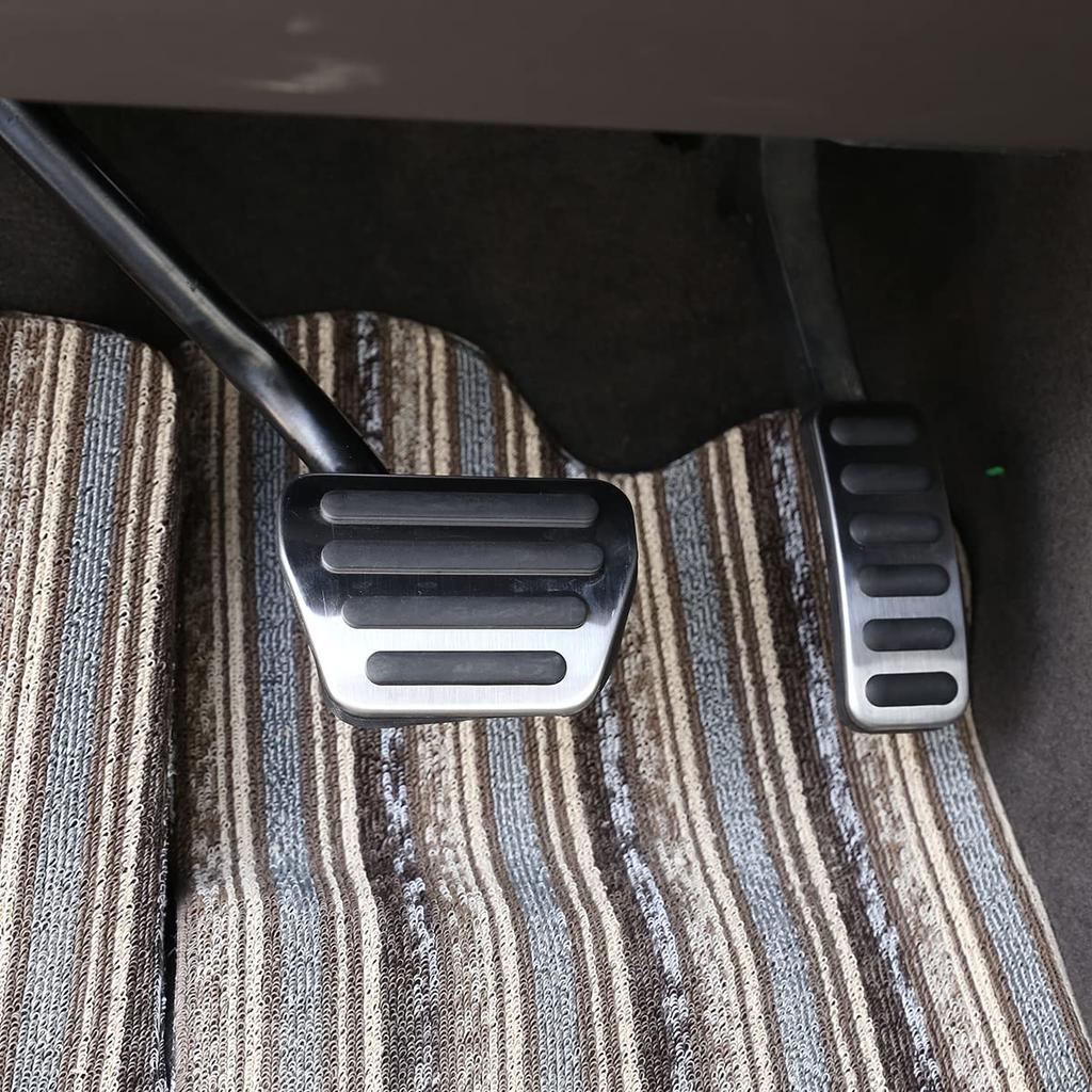 Sauicemy Throttle Pedal Pad Covers for 2020 Range Rover Foot Gas Car Car Interior Easy Stainless Set Rover/Land Defender, Brake, Accessories,