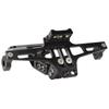 Motorcycle License Plate Bracket with LED Light Precise Shockproof Fit for 4in Base Road‑Legal Motorbike