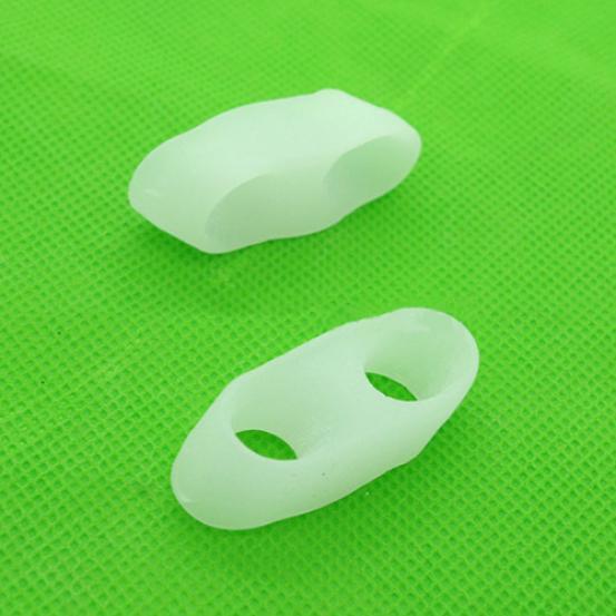 1 Pair Silicone Gel Tail Pinky Toe Straightener