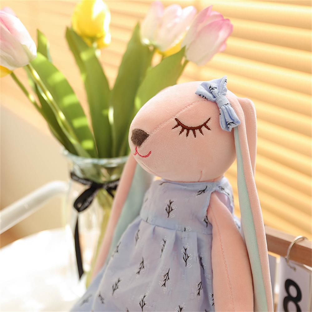 Adorable Cartoon Rabbit Plush Doll Soft Stuffed Toy Kid Hugging Pillow Gift