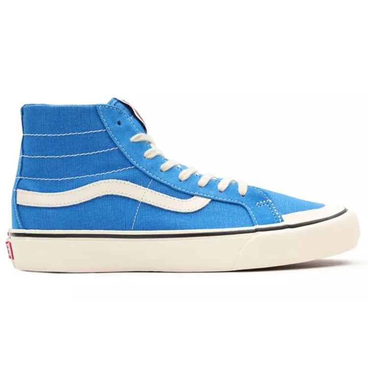 Vans Sk8-Hi 138 Decon SF Salt Wash - Directoire Blue Unisex Sneakers Antikk-hvit VN0A3MV14UG
